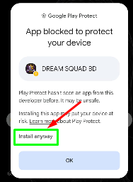 DREAM SQUAD BD APK installation step 2